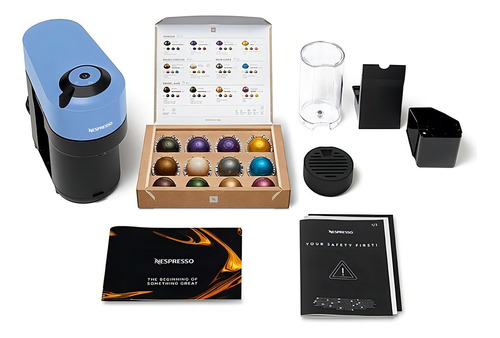 Cafetera Nespresso Vertuo Pop color azul