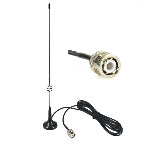 Antena Magnética Nagoya Ut-108uv Móvil Bnc Radios Dual Banda