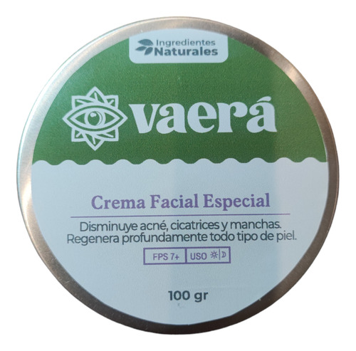 Crema Facial Especial, 100 G, Acné, Cicatrices Y Manchas, Tipo De Piel Mixta