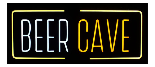 Letrero Led Icono  Beer Cave  Complemento Perfecto Para Bar
