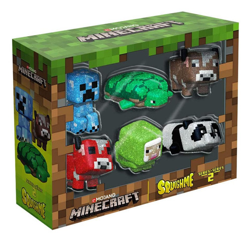 Just Toys Llc Caja De Coleccionista Minecraft Squishy Me Ser