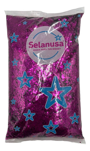 Diamantina Ultrabrillante Selanusa Decorar Manualidades 1kg Color C100 Fucsia