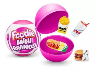 5 Surprise Foodie Mini Brands 2 Pack By Zuru Mystery Capsule Real Miniature Brands Collectable Toy Collectibles Fast Food Toys And Shopping Accessories