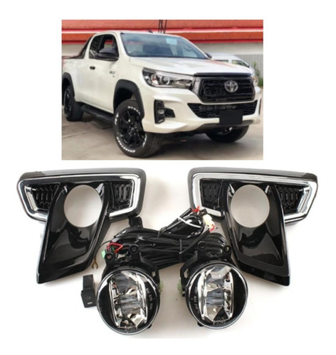 Kit Exploradoras Toyota Hilux Rocco 2021 Kit Completo Led