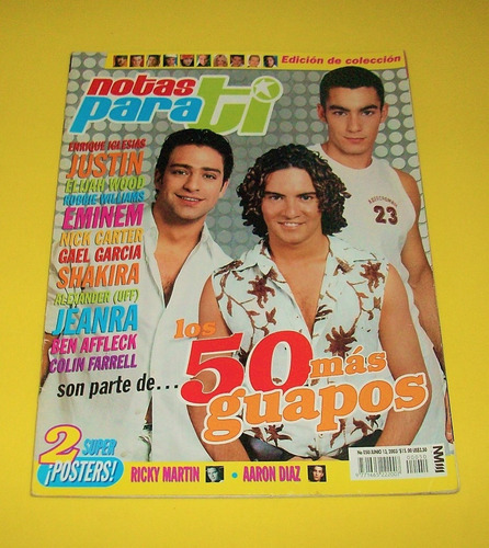Aaron Diaz Notas Para Ti Thalia Eduardo Verastegui A Teens (Usado)