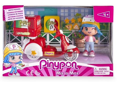 Imagen 1 de 5 de Pinypon Moto Delivery De Pizzas