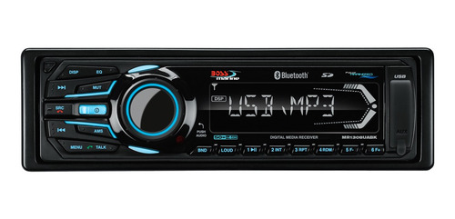 Imagem 2 de 10 de Combo Som Marinizado Boss Mr1308uabk Bluetooth Multimídia