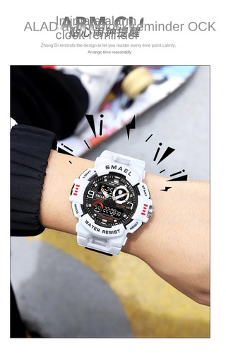 Smael Multi Function Waterproof Luminous Watch