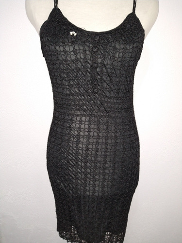 Vestido Hhg Al Crochet Nuevo Único