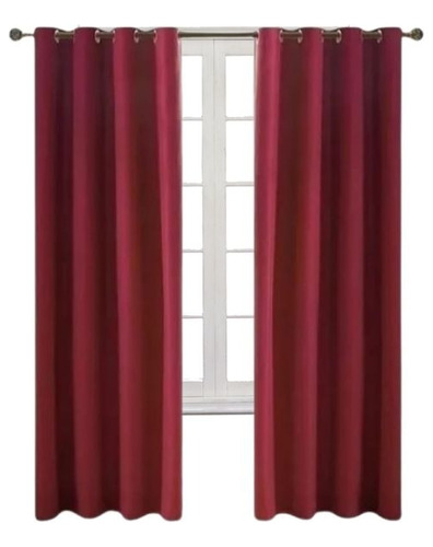 Cortinas Black Out Térmicas 2 Paños 230x140cm Para Living