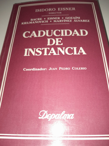 Caducidad De Instancia, Dretor Isidoro Eisner, Depalma 1995