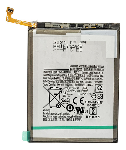 Bateria Para Samsung A42 A72 A426 A725 Ba426aby 5000 Mah