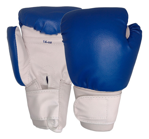 Guantes Boxeo Adulto Oz Cuero Pu Abrojo Bolsa Kick Muay Thai