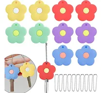 Comprar Identificadores De Silicona Para Llaves Fundas Llaveros Flor
