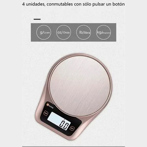 Balanza Pesa Digital Cocina Alimento Precisión Capacidad Máx
