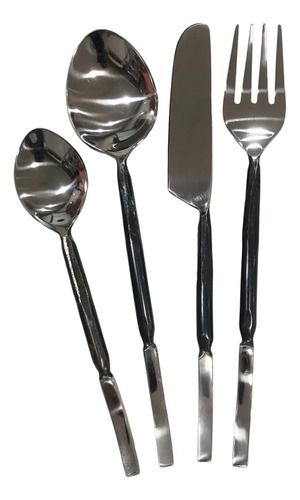 Cubiertos Rústicos Tenedor Cuchara Cuchillo Juego De Cena Fo