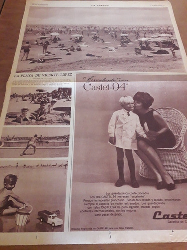 Diario La Prensa Playa De Vicente López Moda Juvenil 1967