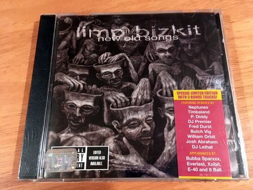 Limp Bizkit New Old Songs Cd 3 Bonus Tracks Sellado 2001