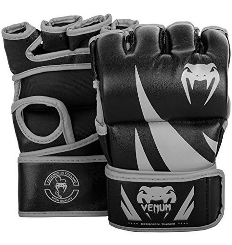 Guantes Venum Challenger Mma - Sin Pulgar - S, Negro /gris,