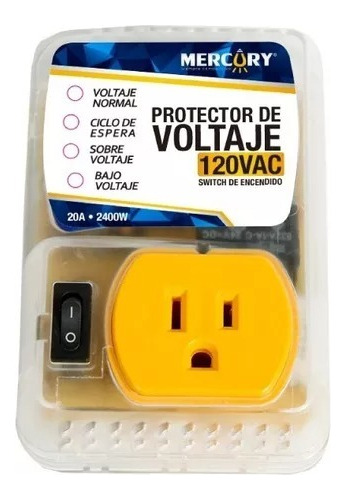 Protector De Voltaje 115v 20a Para Electrodomésticos Grandes