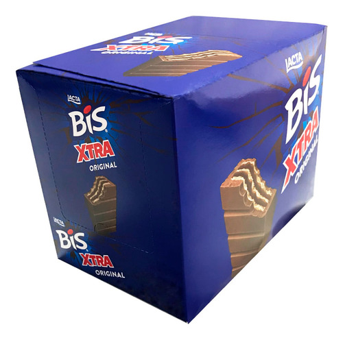 Chocolate Bis Xtra Ao Leite Original C/24 Unid. De 45gr Cada