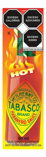 Salsa Picante Tabasco Sabor Habanero 60 Ml