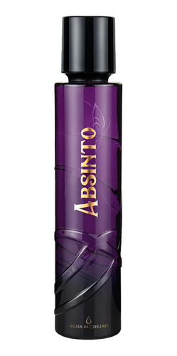 Deo Colônia Absinto Água De Cheiro 100ml Original Lacrado O Mesmo Perfume Febre Em 1987 Afrodisiaco Sensual Frasco Novo Spray Roxo Fragrância Unica