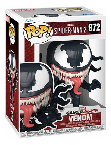Funko Pop 972 Marvel's Spider Man 2 Venom Gameverse (Usado)