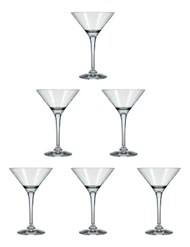 Copa Vidrio Windsor Mini X6 Martini 100ml Nadir