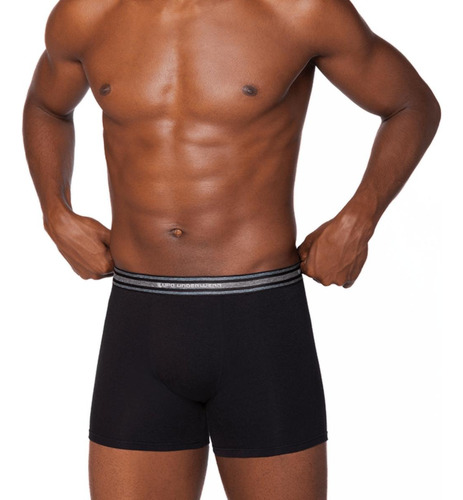 Kit Cueca Boxer 100% Original Lupo Algodão E Elastano 2 Pçs