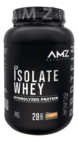 Proteina Amz Isolate Whey 2.03lbs 925g 28 Serv Sab Chocolate