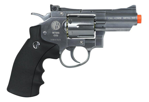 Revolver Pressao 4.5 Co2 Rossi Wingun 708s 2 Calibre 4.5mm