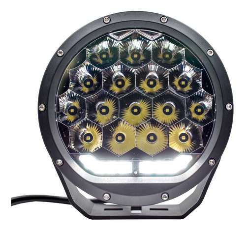 I O L 1 Faro Led Redondo 7 Pulgadas 16 Cree Led Luz Blanco