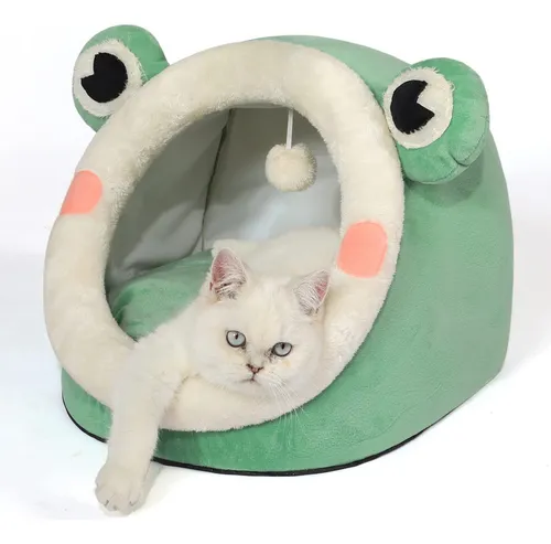Jiupety Bonita Cama Para Gatos, Precioso IglĂș De Terciopel.