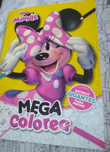 Minnie Mouse, Libro Gigante Para Pintar