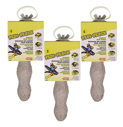 Living World Pedi-perca, Pequeño (3 Pack)