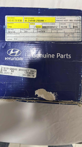 Base Delantera Motor Hyundai/kia 21910-28500