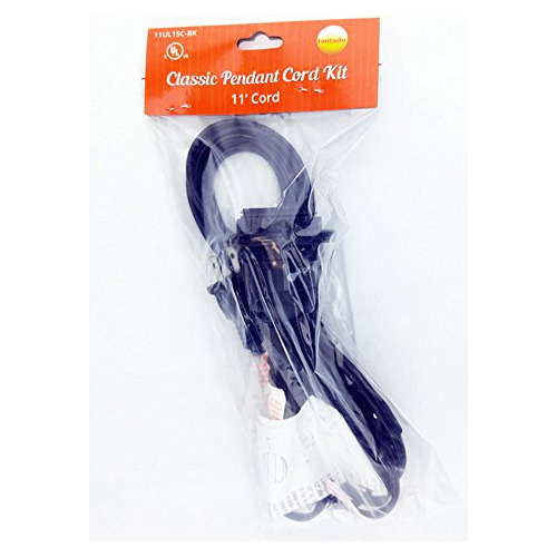 Colgante Para Lampara Techo Fantado Moderno Metal Cable Bk G