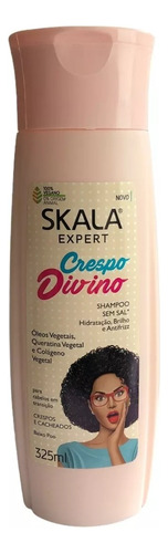 Skala Expert Shampoo Crespo Divino 325ml Sin Sal Antifrizz 