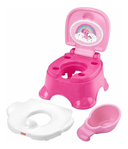 Fisher Price Baño Bañito Orinal Rosa Unicornio, Princesa