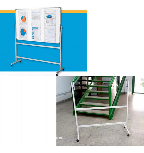 Cavalete Suporte Universal Fixação Tripé Com Rodas Para Lousa Quadro Até 200cm