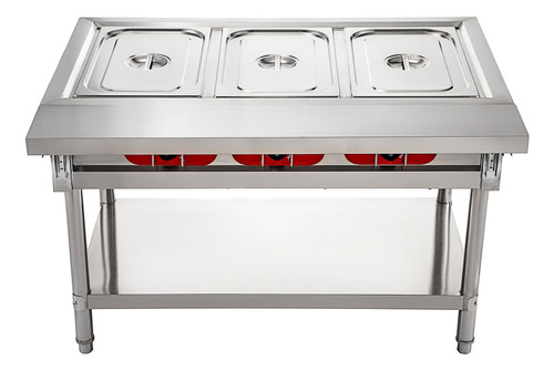 Vevor Calentador De Alimentos Comercial Chafer Bufetera 18l
