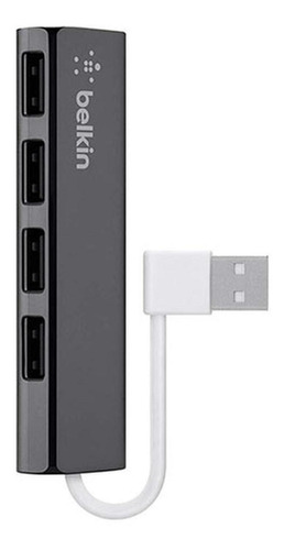 Belkin Conector Hub Universal De 4 Puertos Usb Color Negro