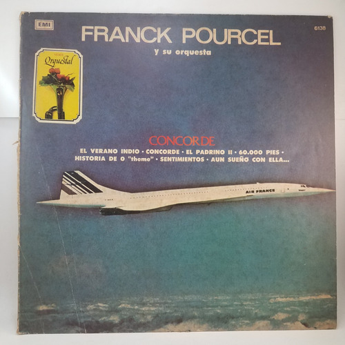 Franck Pourcel Y Su Orquesta - Concorde - Vinilo - Mb