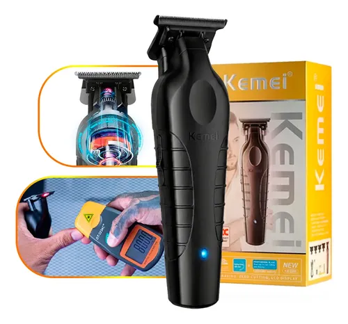Maquininha De Acabamento Da Kemei Profissional Km-2299 Preto 5v