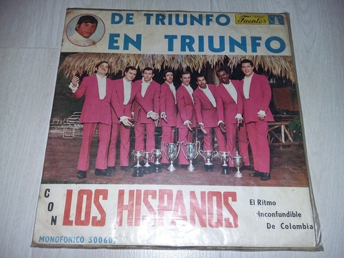 Lp Vinilo Disco Los Hispanos De Triunfo En Triunfo Cumbia