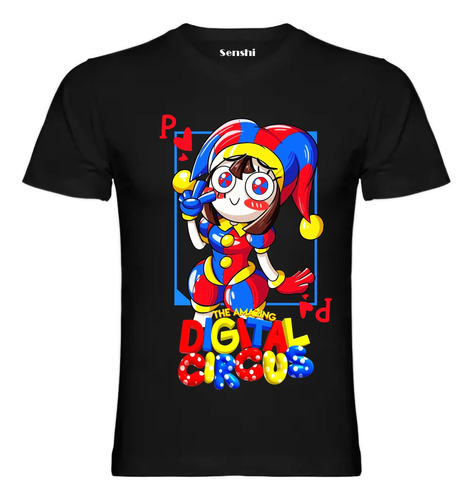 Polera Diseño The Amazing Digital Circus Dtf 003 - Senshi