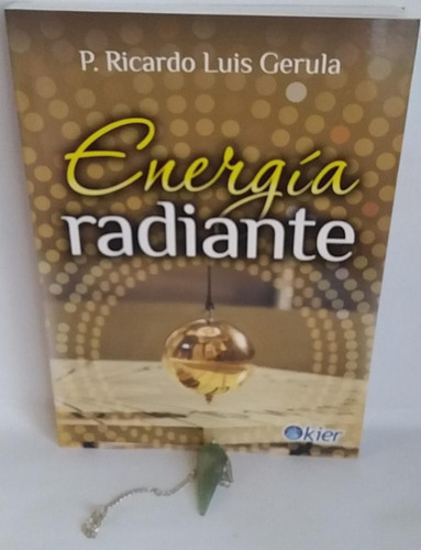 Pack Libro Energía Radiante Con Pendulo Cuarzo Verde