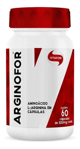Arginofor L Arginina 60 Capsulas Vitafor