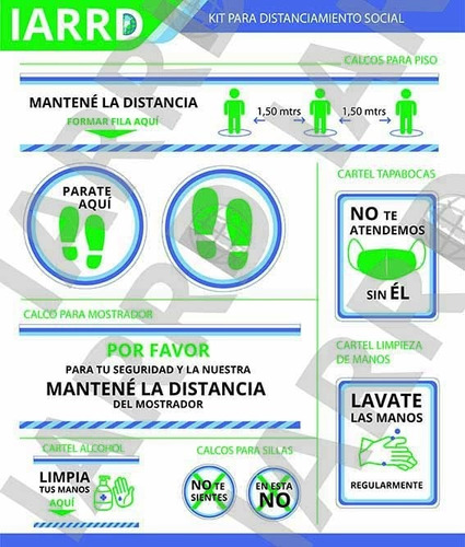Kit Imprimible Señaletica Pandemia